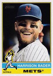 2025 Topps Heritage #189 Harrison Bader Front