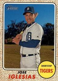 2017 Topps Heritage #101 Jose Iglesias Front