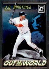 2018 Donruss Optic - Out of This World #OW8 J.D. Martinez Front