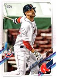 2021 Topps Opening Day #127 J.D. Martinez Front