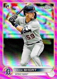 2022 Topps Chrome - Pink Refractor #86 Zack Short Front