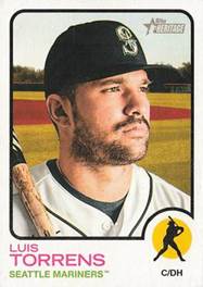 2022 Topps Heritage #343 Luis Torrens Front