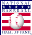 A baseball logo with red white and blue stripes

Description automatically generated