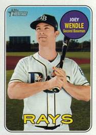 2018 Topps Heritage #644 Joey Wendle Front